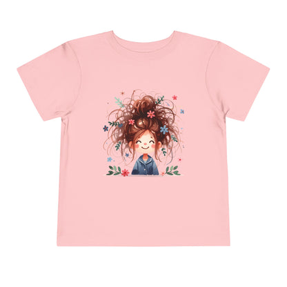 Curly Hair Toddler T-Shirt