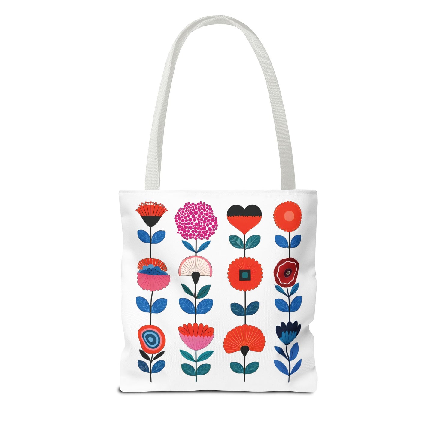 Floral Design Tote Bag