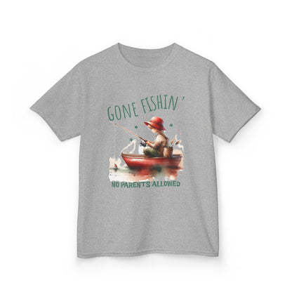 Gone Fishin' - Parents Not Allowed Youth T-Shirt