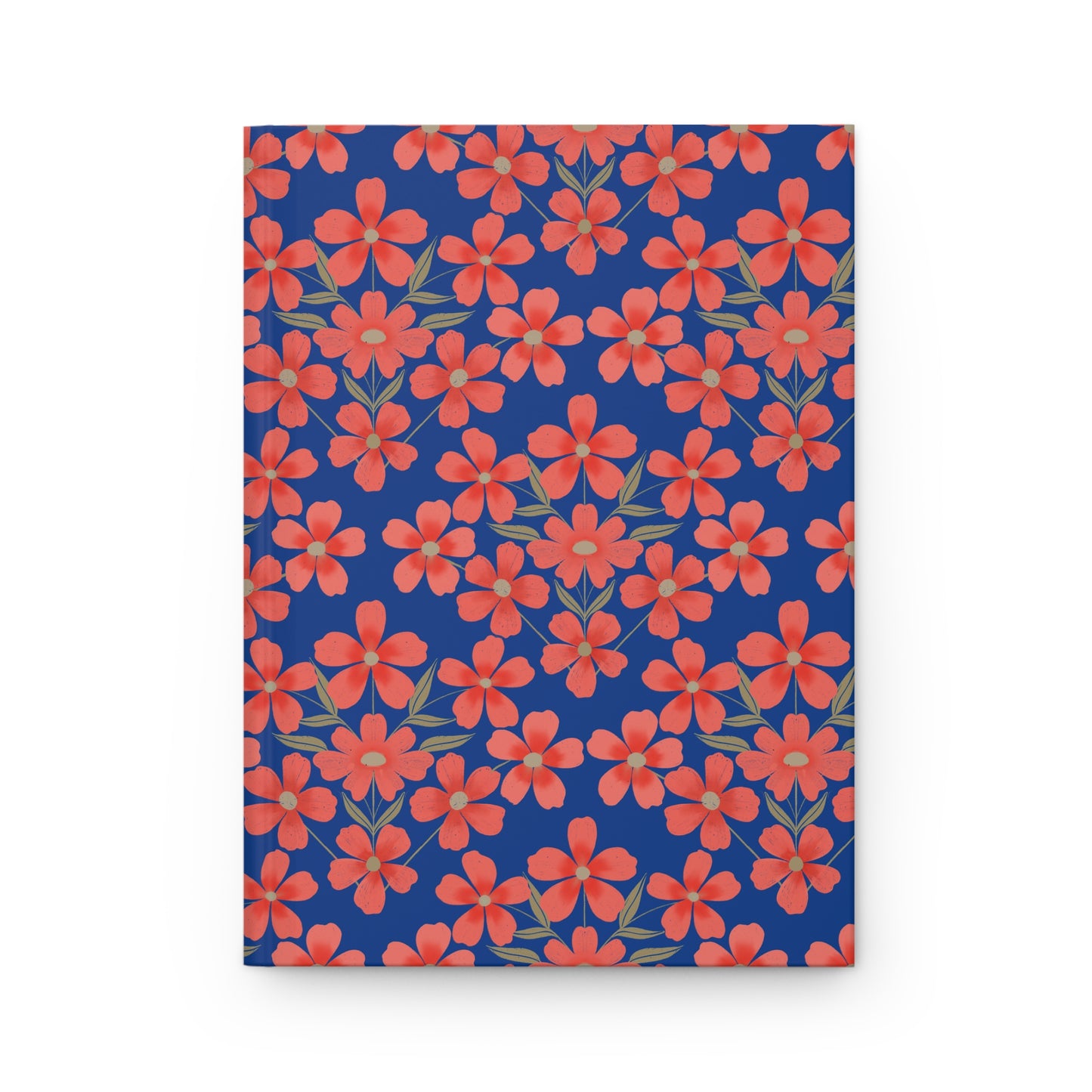Hardcover journal featuring a matte, floral-patterned cover with sewn binding. Designed with 150 lined, perforated pages for easy removal. Ideal for capturing thoughts, reflecting FireBrook Essentials' commitment to joyful, uplifting design.
