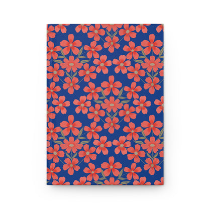 Hardcover journal featuring a matte, floral-patterned cover with sewn binding. Designed with 150 lined, perforated pages for easy removal. Ideal for capturing thoughts, reflecting FireBrook Essentials' commitment to joyful, uplifting design.