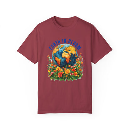 Earth in Bloom T-Shirt – Celebrate Nature in Style