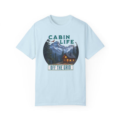 Cabin Life Off The Grid Design Unisex T-shirt -