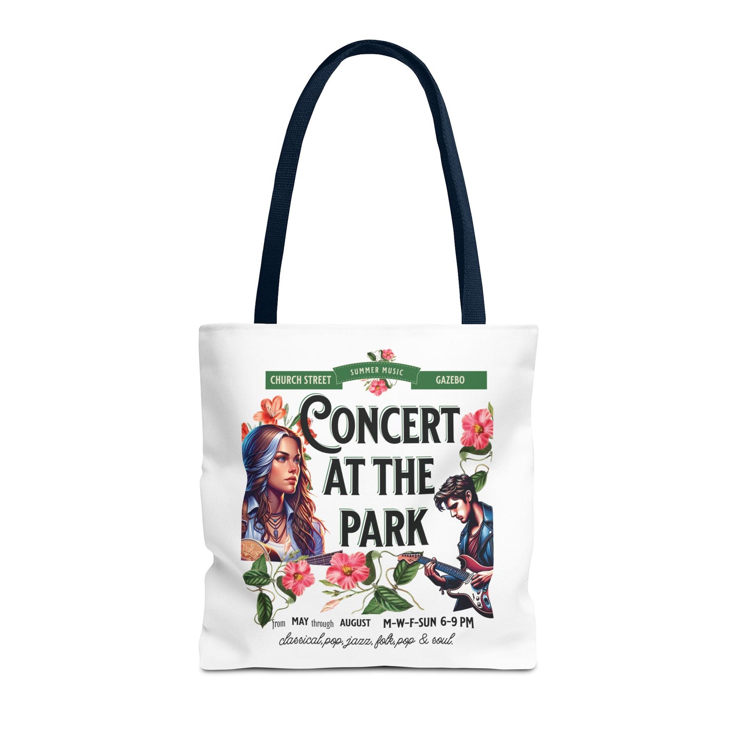 Concert At the Park Tote Bag