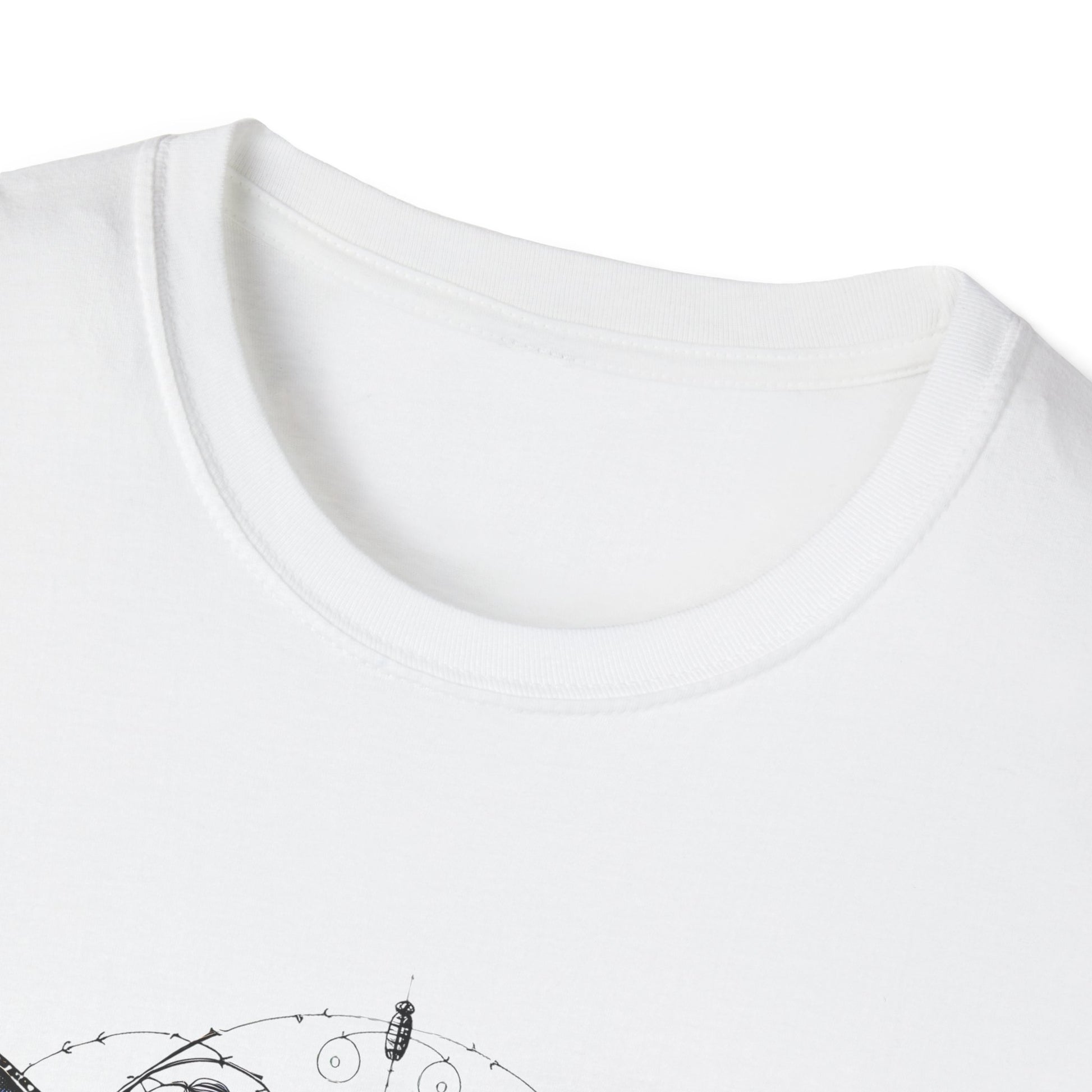 Dragonfly Gildan Unisex T-Shirt featuring a unique dragonfly design, embodying comfort and nature. Perfect for casual outings or lounging, made from ethically sourced cotton by FireBrook Essentials.