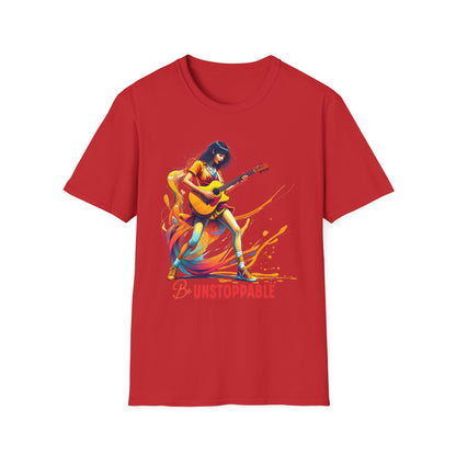Guitarist Be Unstoppable Woman Gildan Unisex T-Shirt