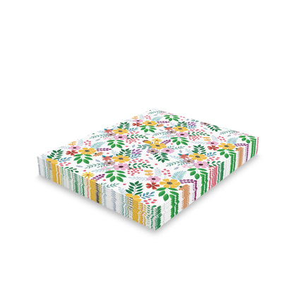 Floral Greeting Cards — Pack of 8/16/24 features vibrant, hand-drawn wildflowers on matte-finish cards. Each card includes a white envelope, perfect for heartfelt messages, embodying FireBrook Designs' uplifting spirit.