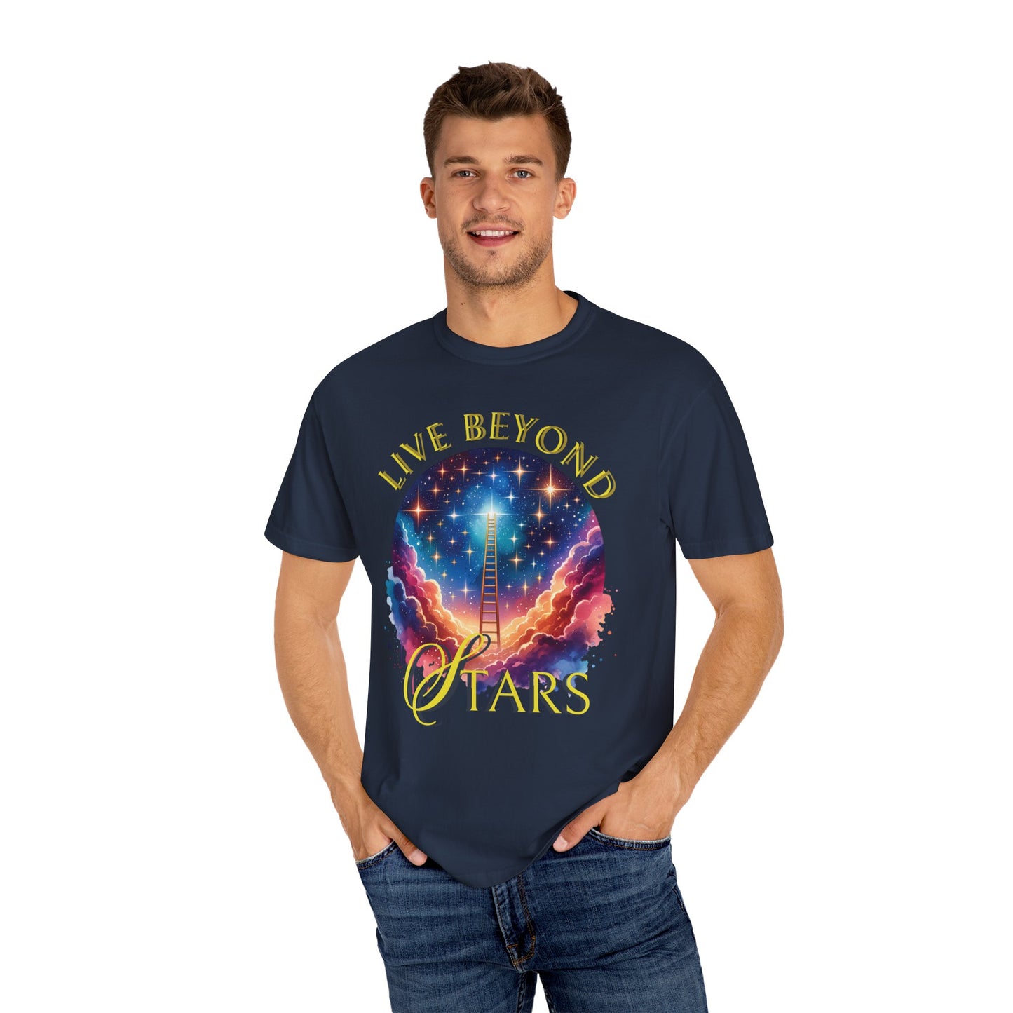 Live Beyond Stars Galactic Unisex T-Shirt