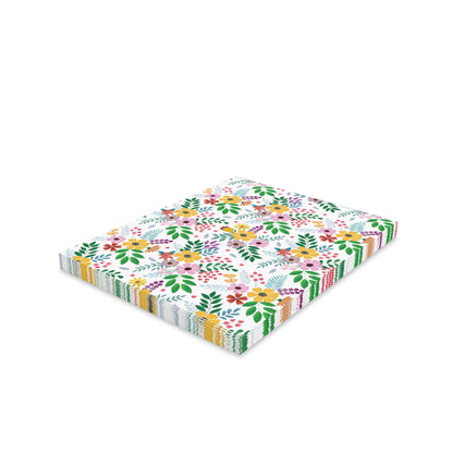 Floral Greeting Cards — Pack of 8/16/24 features vibrant wildflowers on a soft white background, offering a cheerful, springtime vibe. Each card includes a matching envelope, perfect for heartfelt messages.