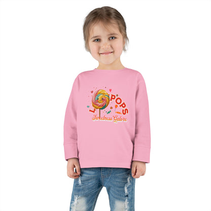 Lollipop Design Toddler Long Sleeve Tee