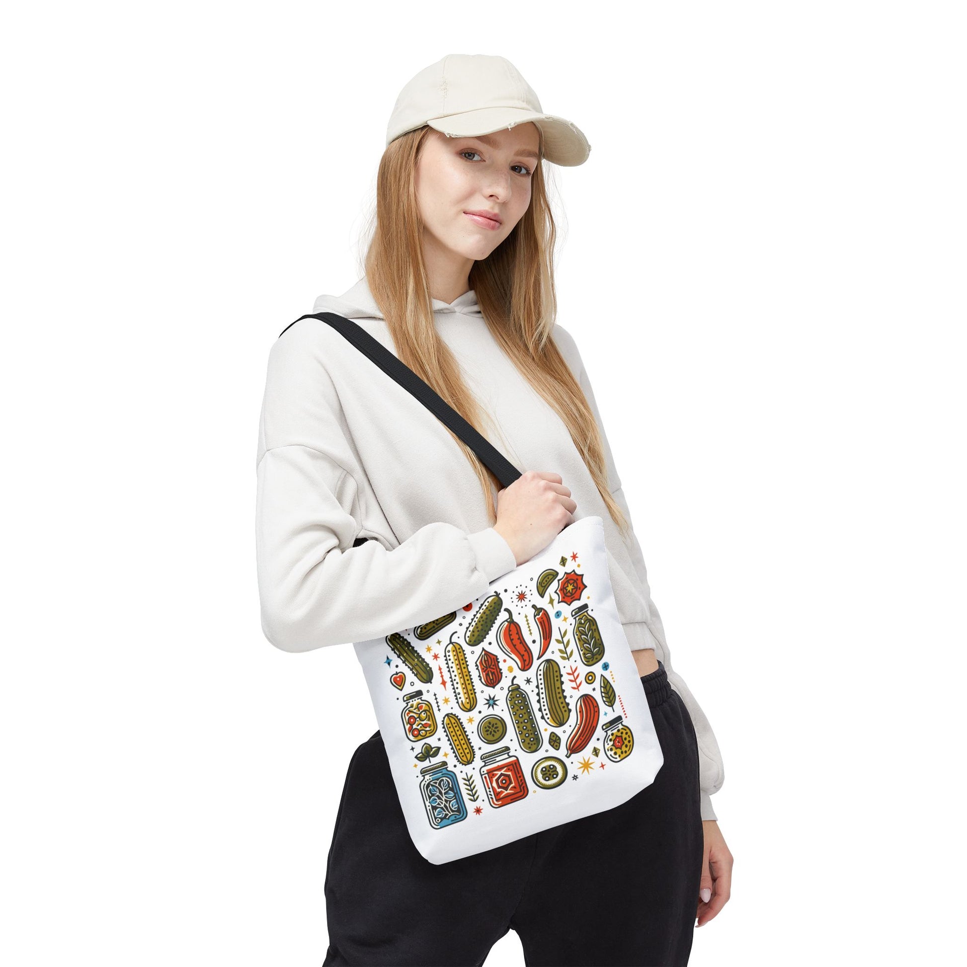Grocery Tote Bags - Eco-Friendly Reusable Shopping Tote Set: Durable polyester bags with boxed corners and reinforced handles, available in 3 sizes, perfect for everyday use.