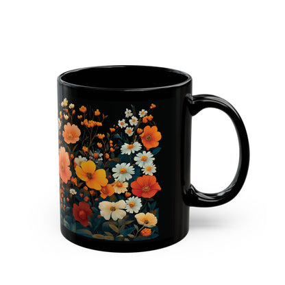 Vibrant Floral Mug (11oz, 15oz)