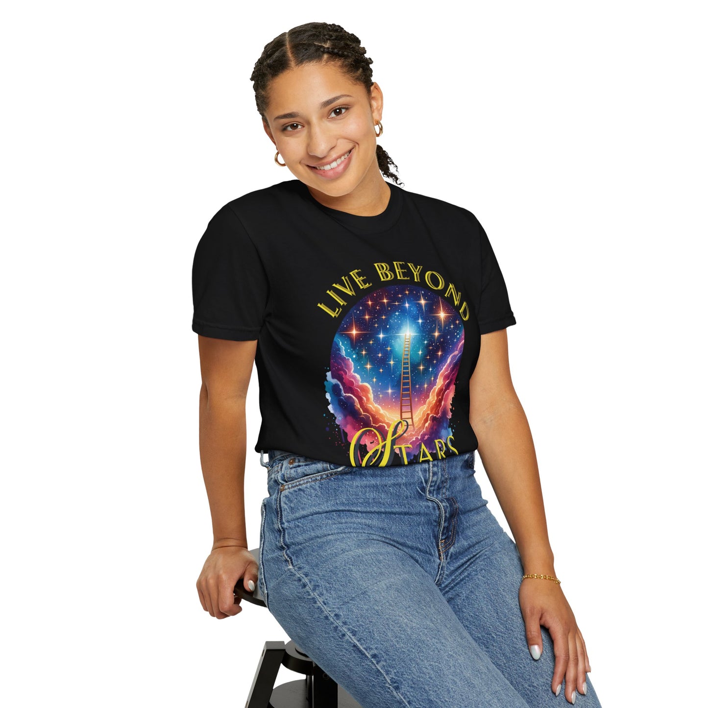 Live Beyond Stars Galactic Unisex T-Shirt