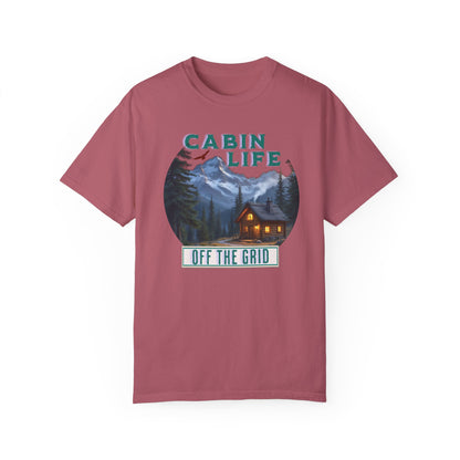 Cabin Life Off The Grid Design Unisex T-shirt -