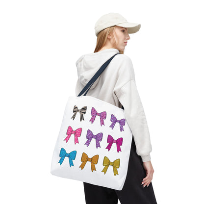 Bow Print Tote Bag