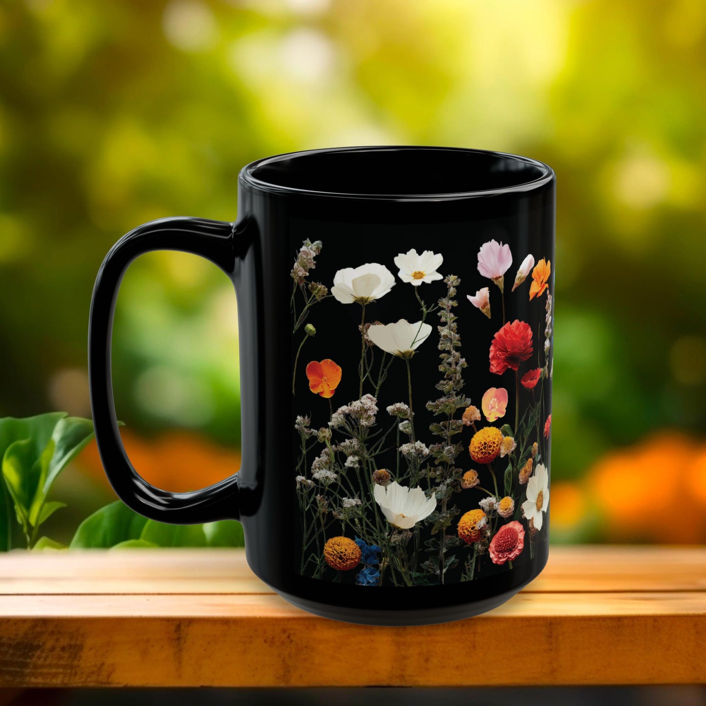 3D Wildflowers Mug (11oz and 15oz)