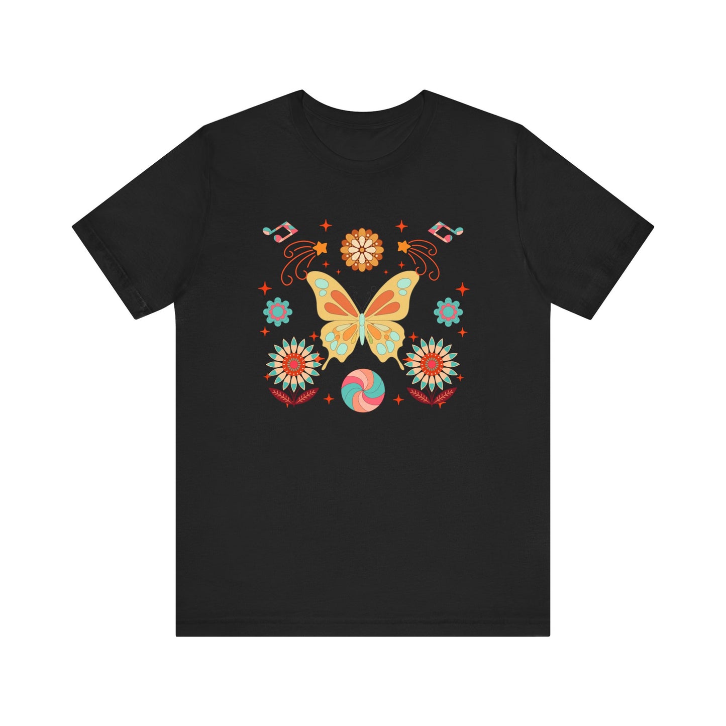 Butterfly and Flowers Tee