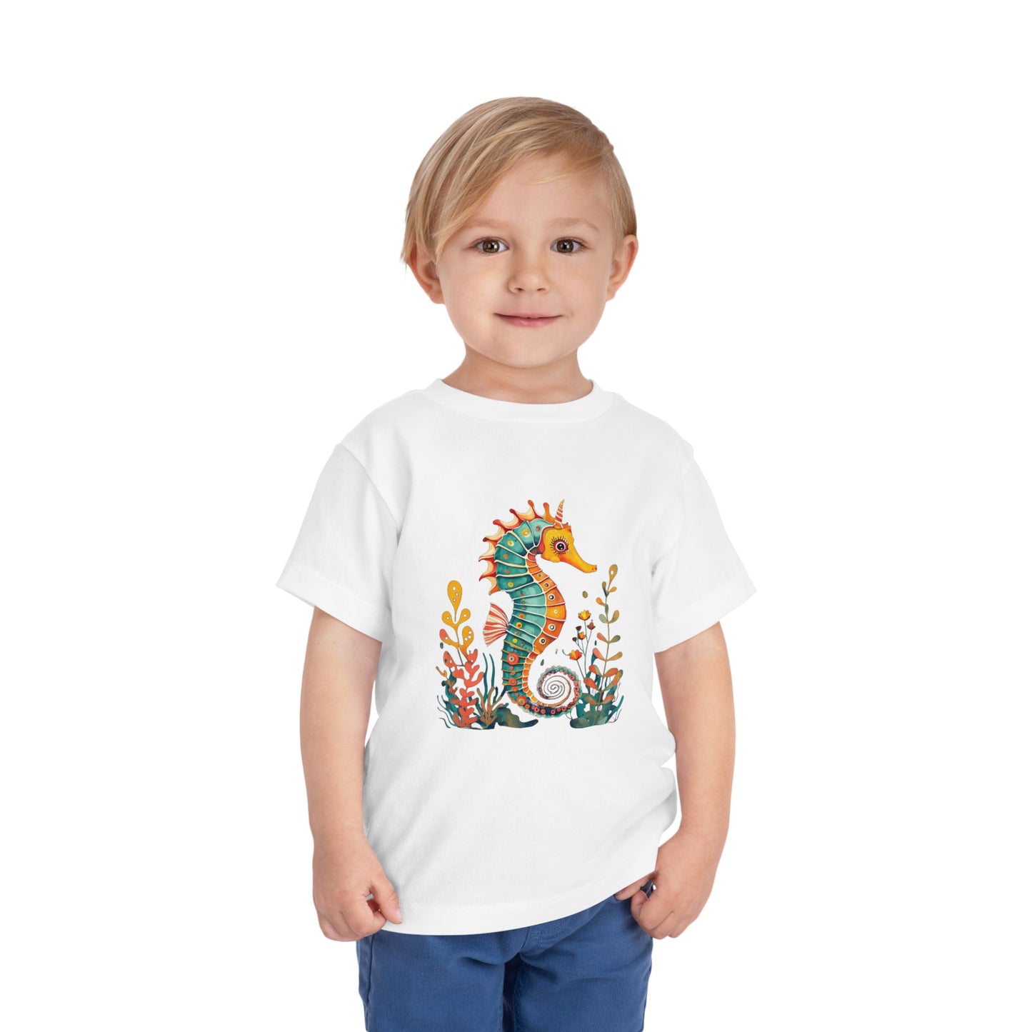 T-shirt pour enfants Hippocampe enchanté