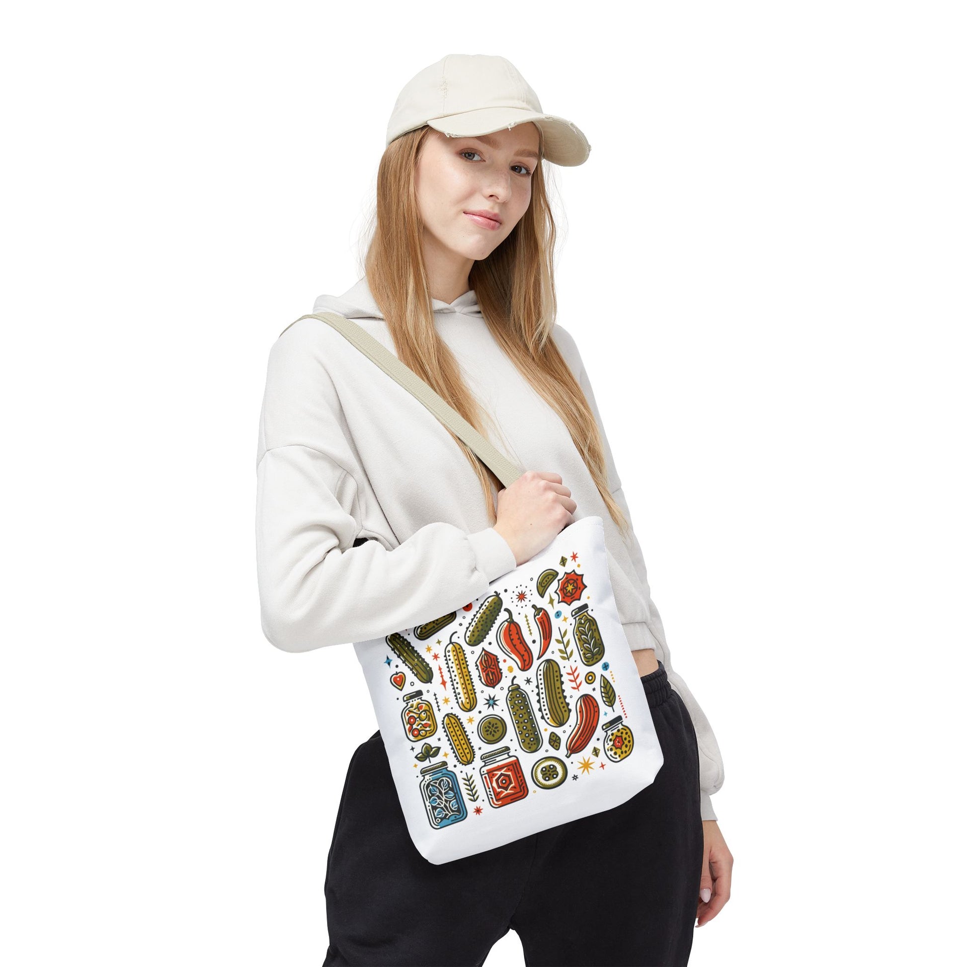 Grocery Tote Bags - Eco-Friendly Reusable Shopping Tote Set: Durable 100% polyester bags with reinforced handles, boxed corners, five handle color options, and three sizes, perfect for everyday use.