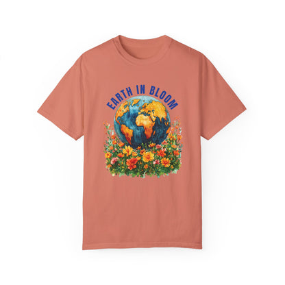 T-shirt Terre en fleurs – Célébrons la nature avec style