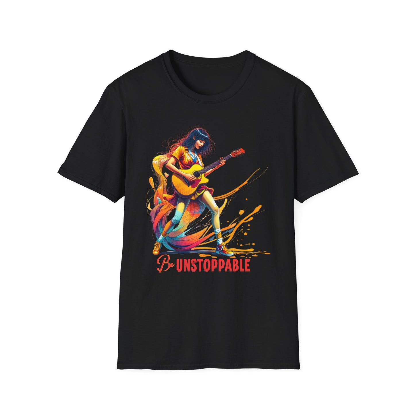 Guitarist Be Unstoppable Woman Gildan Unisex T-Shirt
