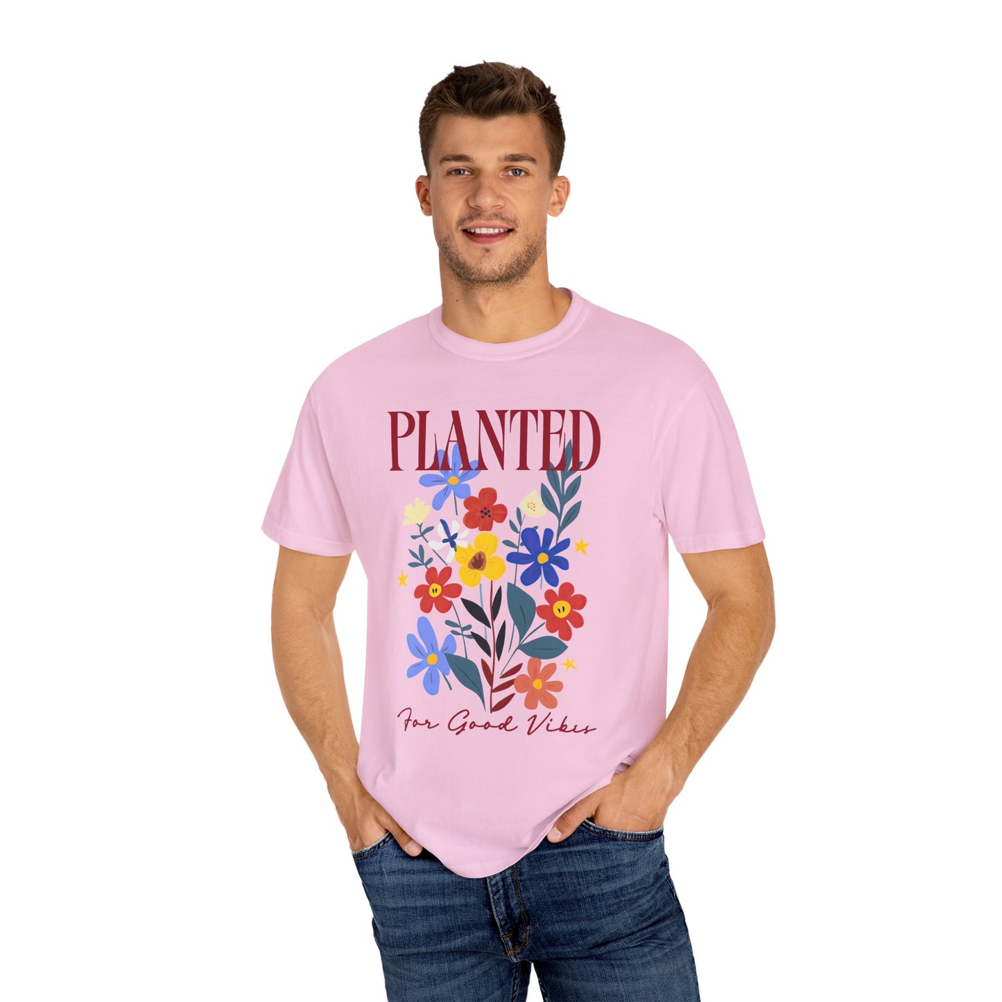 T-shirt « Planté pour de bonnes vibrations »