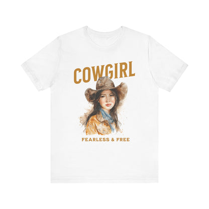 T-shirt Cowgirl - Sans peur et libre