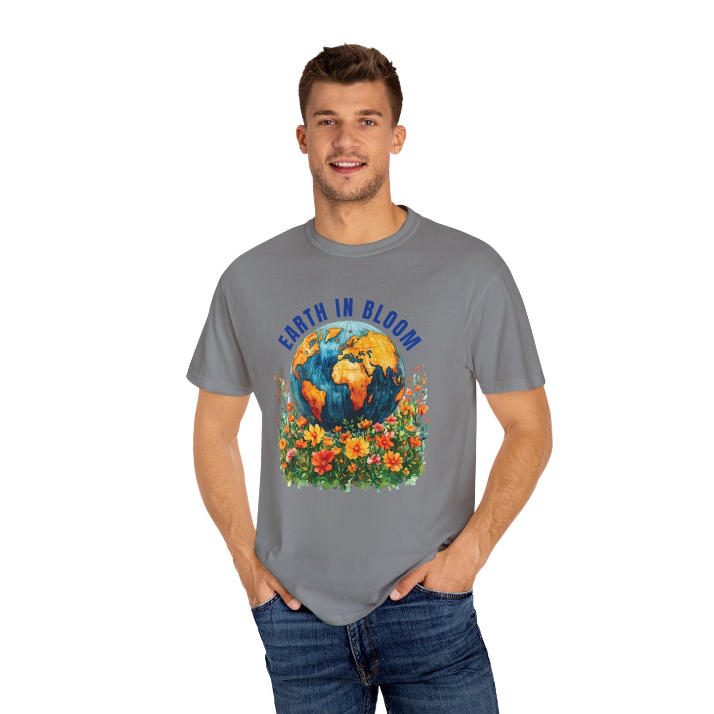 Earth in Bloom T-Shirt – Celebrate Nature in Style