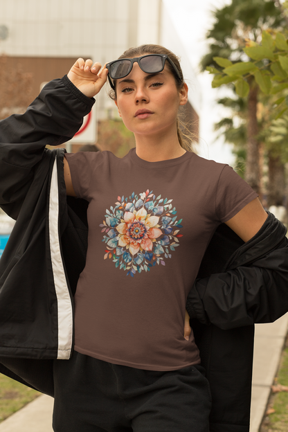 T-shirt Mandala Bohème Floral