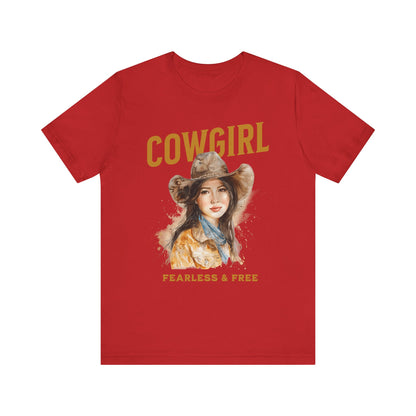 T-shirt Cowgirl - Sans peur et libre