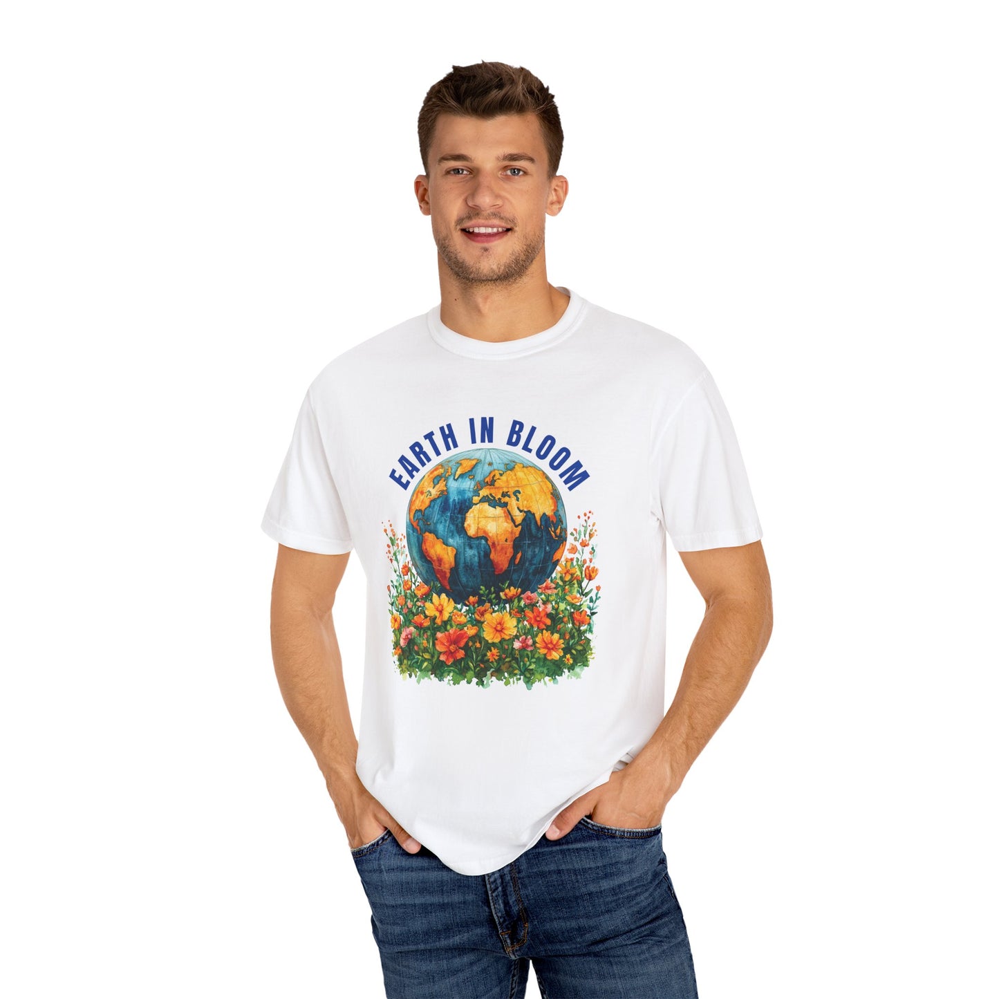 T-shirt Terre en fleurs – Célébrons la nature avec style