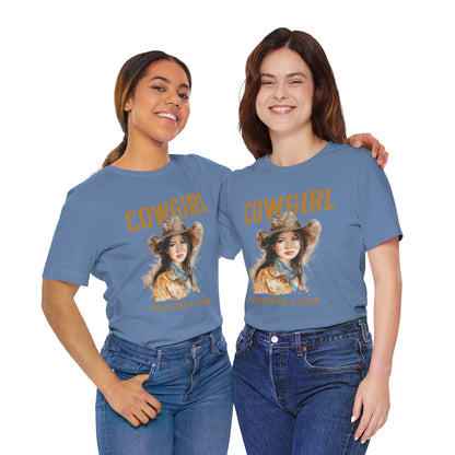 T-shirt Cowgirl - Sans peur et libre