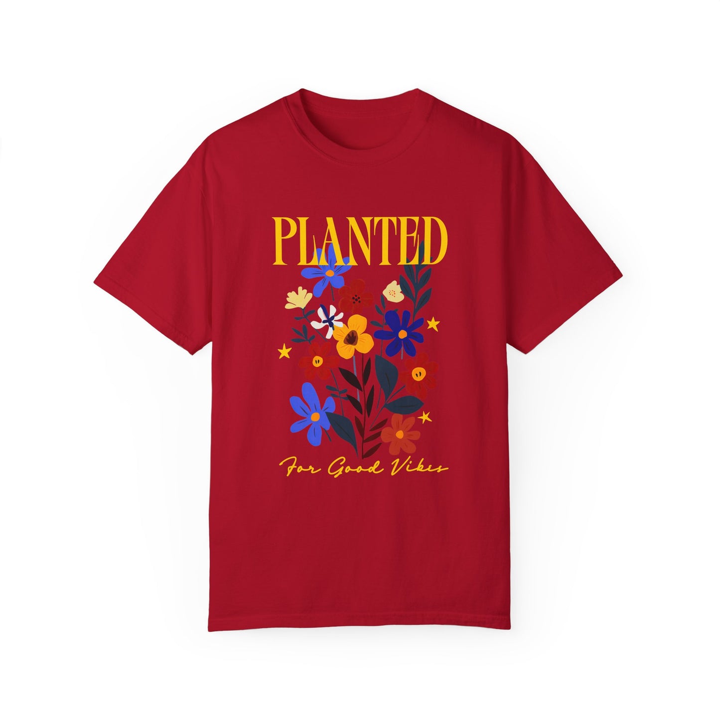 T-shirt « Planté pour de bonnes vibrations »