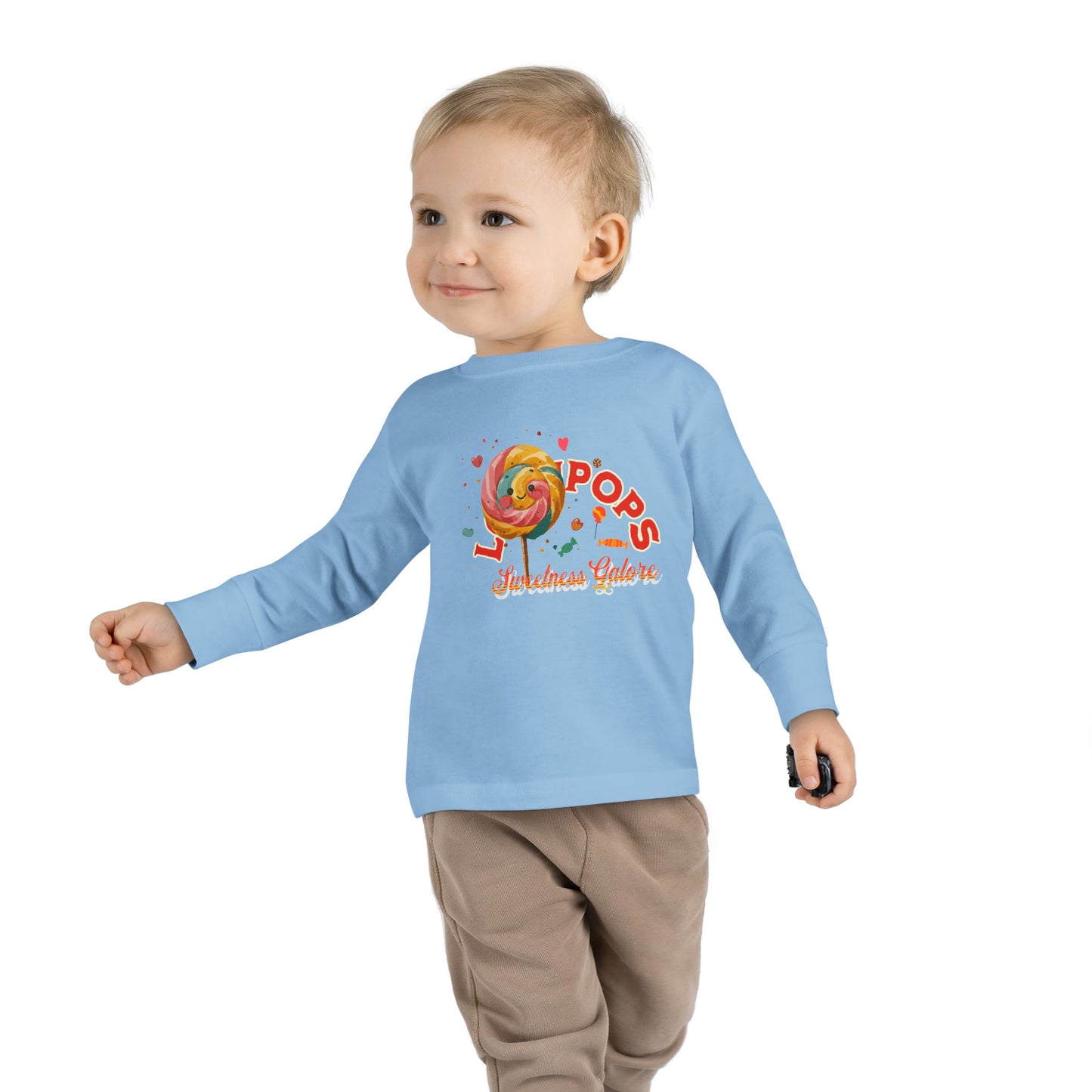 Lollipop Design Toddler Long Sleeve Tee