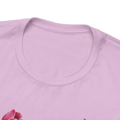 Mom's Garden is as Beautiful as She Is Mother's Day Comfort Colors Unisex T-Shirt featuring a detailed floral design, celebrating maternal love and nature. Perfect for gifting on special occasions.