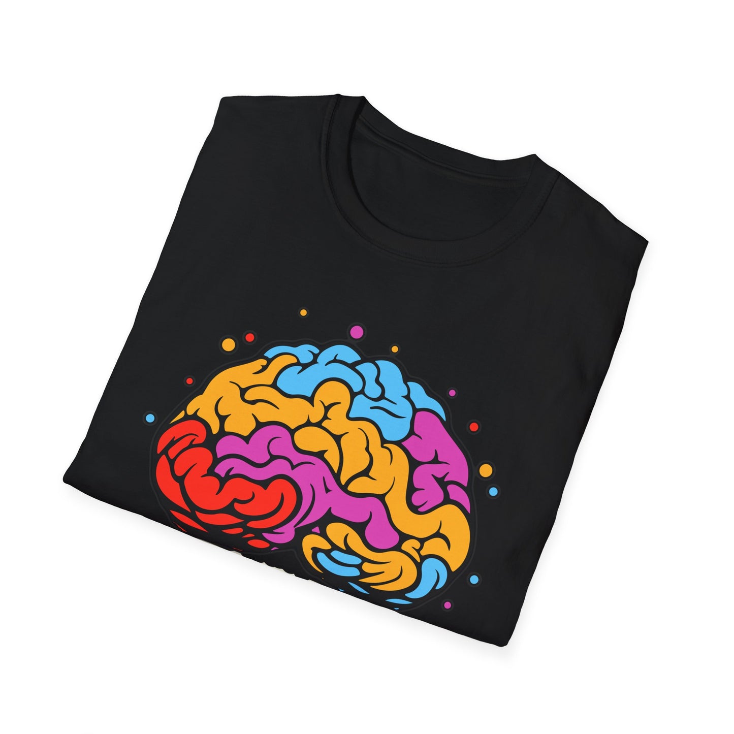 Funny Brain Processing Unisex Softstyle T-Shirt