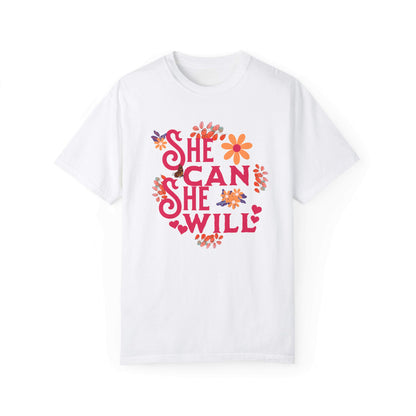 She Can She Will International T-Shirt