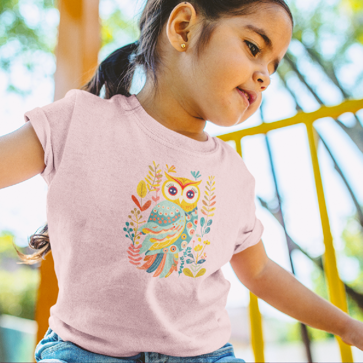 T-shirt pour enfants Majestic Owl