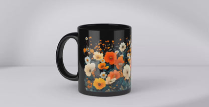 Vibrant Floral Mug (11oz, 15oz)