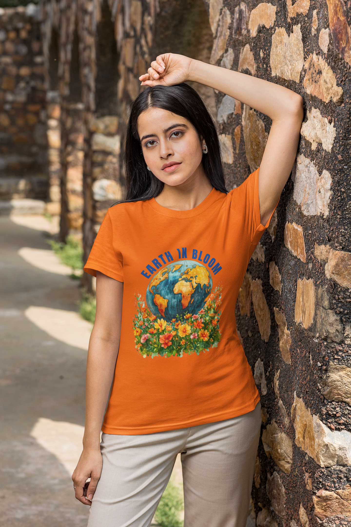 T-shirt Terre en fleurs – Célébrons la nature avec style