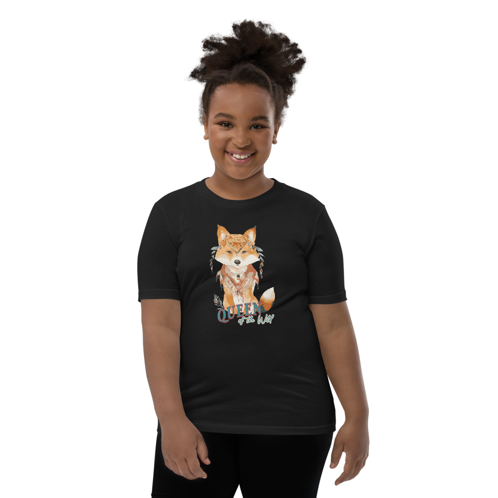 Fox Queen of the Wild Youth Short Sleeve T-Shirt