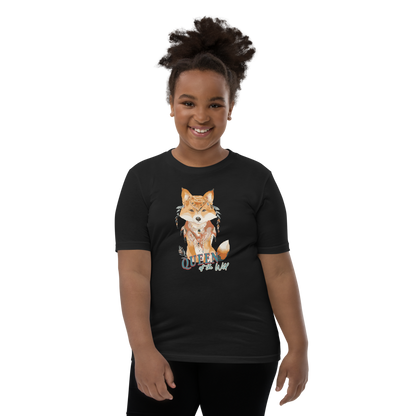 Fox Queen of the Wild Youth Short Sleeve T-Shirt