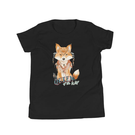 Fox Queen of the Wild Youth Short Sleeve T-Shirt